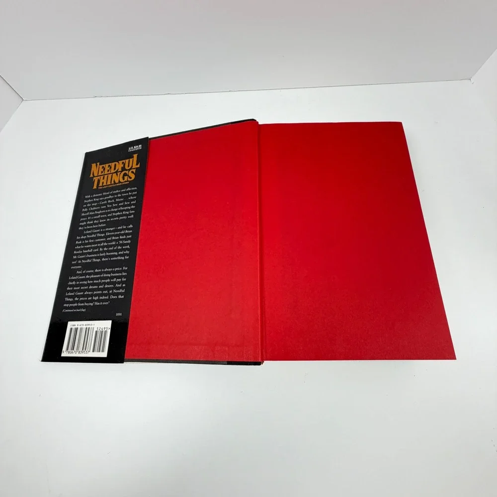 Stephen King Needful Things Hardcover 1991 First Edition 1st Printing Horror